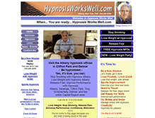 Tablet Screenshot of hypnosisworkswell.com